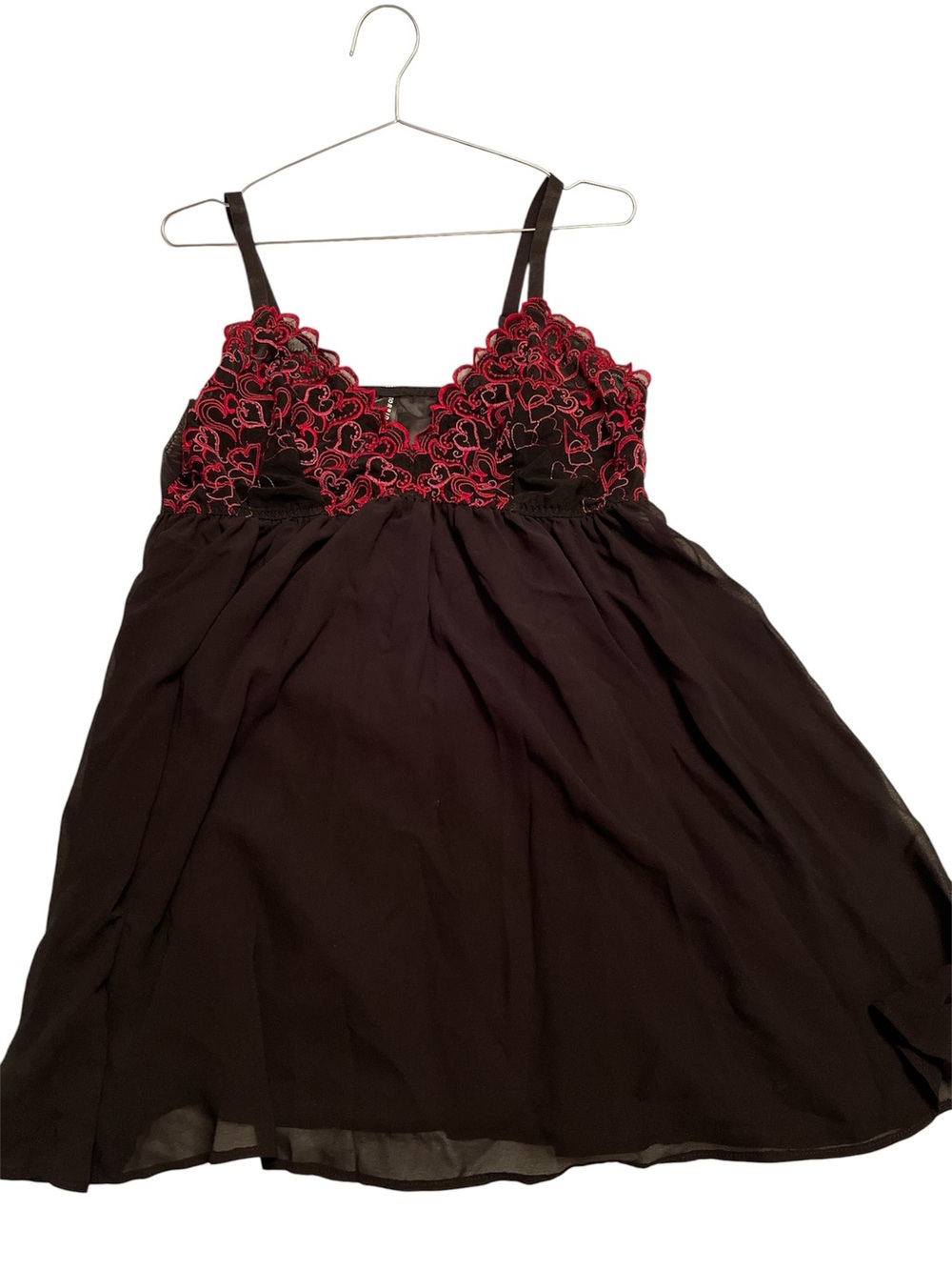 Torrid curve black sheer embroidered Lace lingerie 2x NWOT
